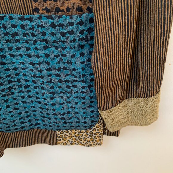 Vintage 1990's 2 Piece Carole Little 4P Pants Set Leopard Pants & Jacket - Picture 7 of 11